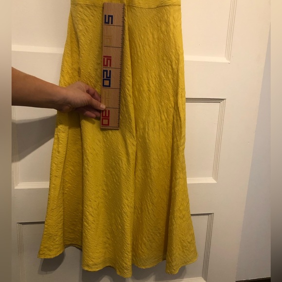 J.Crew Classic Yellow Cotton Halter Dress Size 6 - Picture 10 of 10